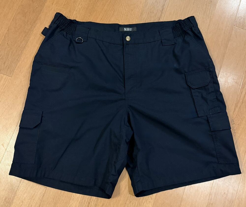 5.11 Tactical Mens Taclite Pro 9.5" Short Navy Blue 44 EUC